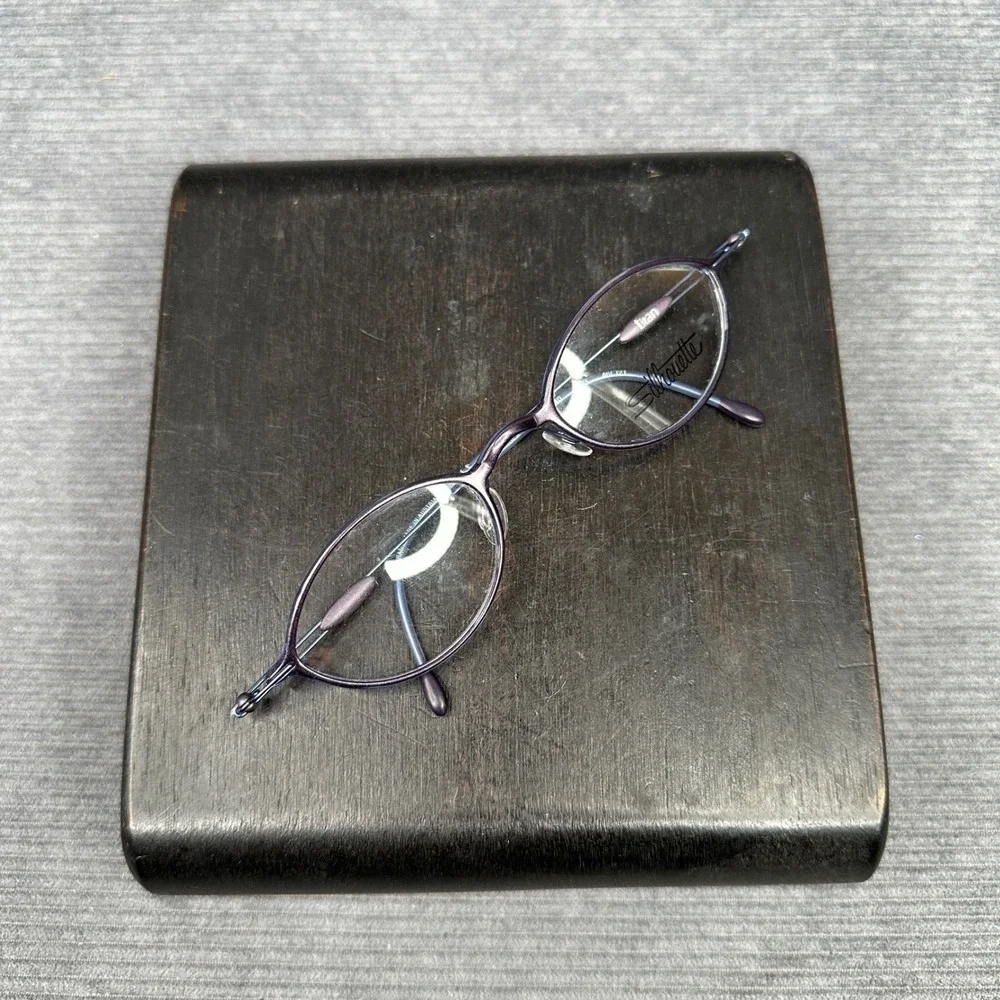 Silhouette SPX M 1948 Titan Y2K Eyeglasses Purple Blue Frames‎ Austria 46-21-135